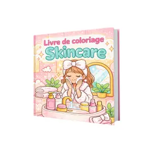Livre de coloriage Skincare