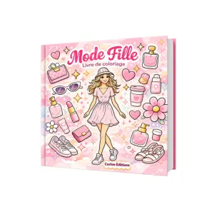 Mode fille Livre de coloriage